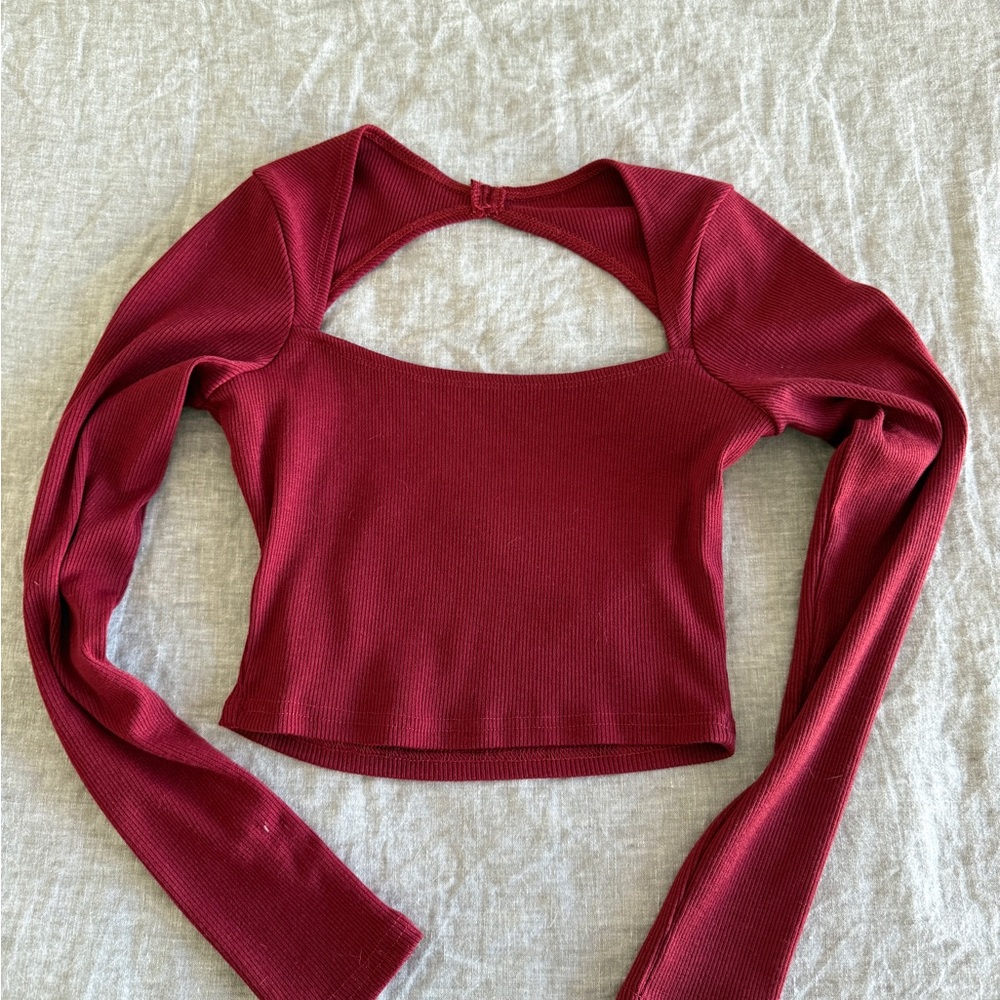 Showpo Red Crop Top